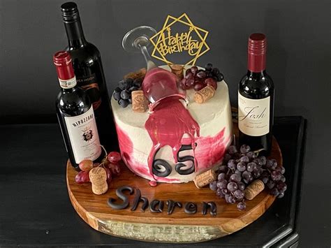 Wine Themed Birthday Cake Wine Cake Birthday Sheet Cakes Cookie