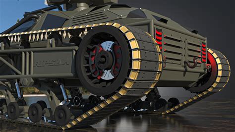 Ripsaw Ev2 Tank From Movie Fast7 And Gi Joe 3d Model Cgtrader