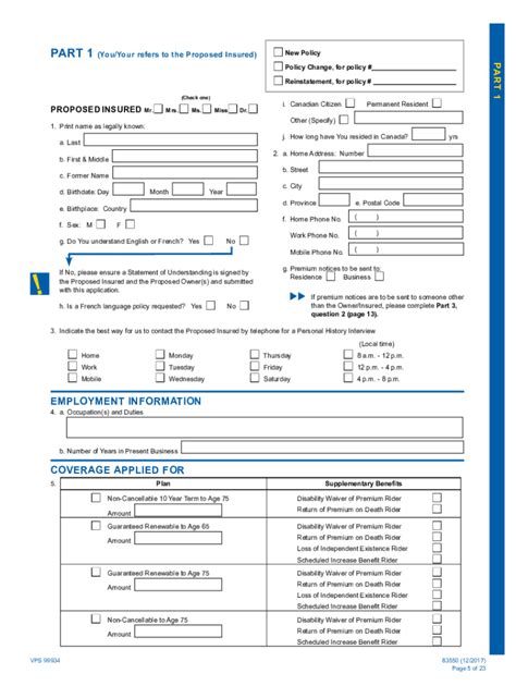 Fillable Online Application For Reinstatement Of Life Insurance