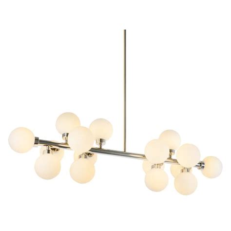 Corrigan Studio Dreher 16 Light Sputnik Modern Linear Chandelier