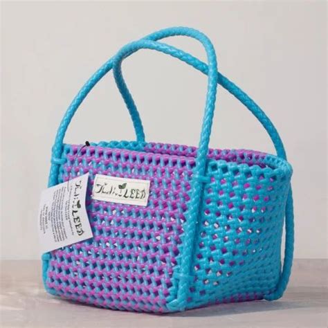 Handbags Light Blue Tlbas 002handbag With Boat Shape 300 Gms Size