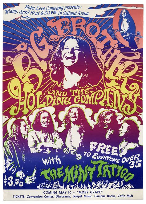 Sell Your Original 1960 S Janis Joplin Poster At Nate D Sanders Auctions