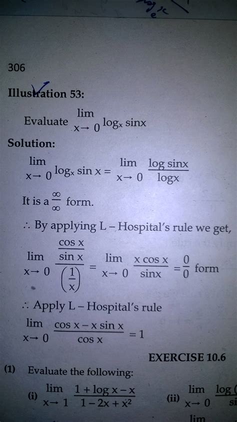 Limits Why Is Displaystyle Frac Log Sin X Log X Quad