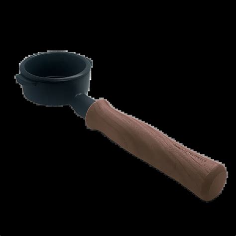 Normcore Naked Portafilter Titanium Walnut Handle E Brewratio