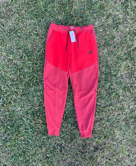 Nike Nike Tech Fleece Pants Red Size L Grailed