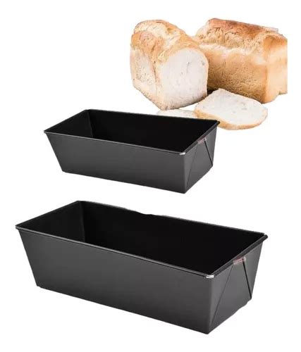 Moldes Para Pan De Caja Panque Acero Antiadherente Horno En Venta En