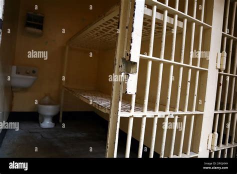 Penitentiary Prison Jail View Inside A Cell Stock Photo Alamy