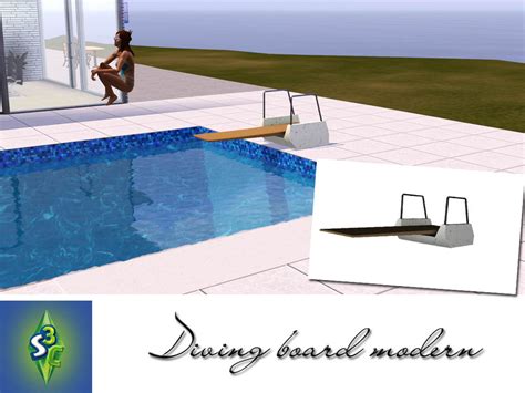 The Sims Resource S3c Diving Board Modern