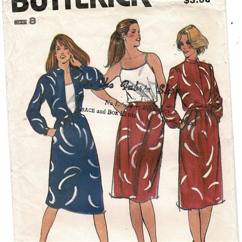 Butterick Camisole Top Blouse Skirt Woman Sewing Pattern Rena