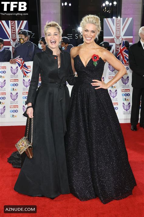 Hannah Waddingham Sexy Seen Showing Off Her Hot Cleavage At The Pride Of Britain Awards In
