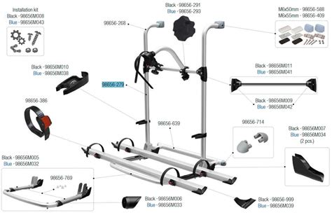 Estructura De Soporte Inferior Fiamma Adecuada Para Carry Bike Pro