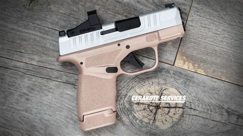 Springfield Hellcat Osp Apple Rose Gold Pistol Satin Aluminum Slide