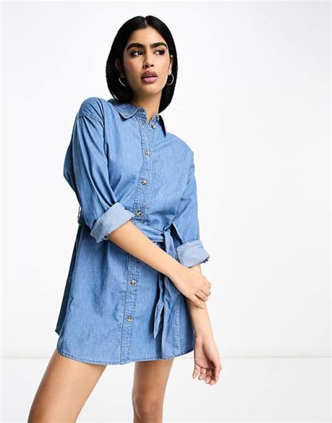 Asos Design Denim Dress Store