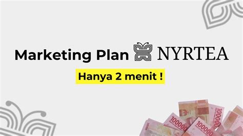 MARKETING PLAN BISNIS NYRTEA SKINCARE DIAMOND SUJURI YouTube