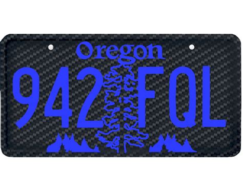 Oregon License Plate Wrap Kit – PlateWraps