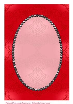 red fancy insert cup craftsuprint