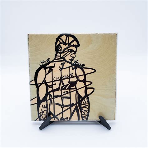 Rise Cute Collectable Gay Wood Art Wall Hanging By Mateo Cox Gay Art Print On Wood Homo Erotic