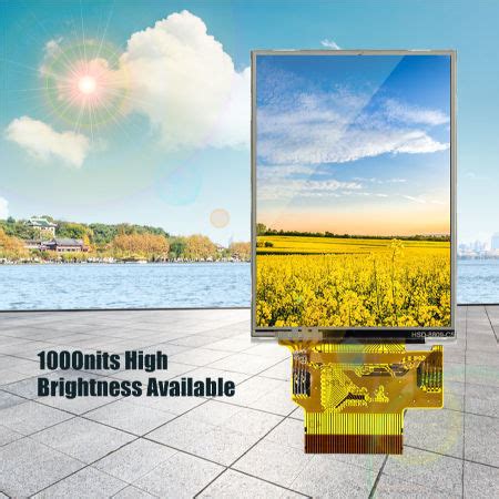 China Kingtech Vertical Spi Color Lcd X Rgb Touch Panel Lcd