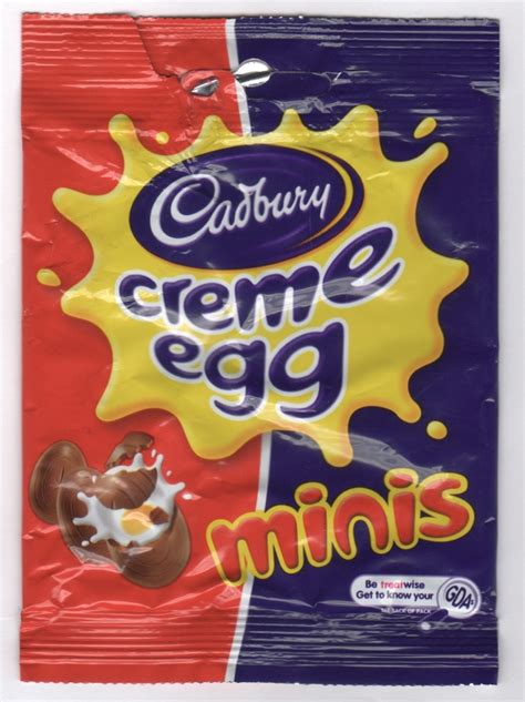 Cadburys Creme Egg Minis 2009 Sweet Wrappers Cadbury Cadbury Chocolate