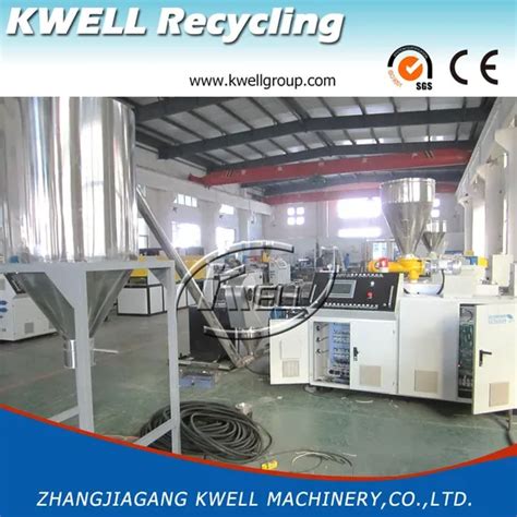 Hot Cutting Pelletizing Machine Plastic Recycling Line Granulator Granulating Machine For Pvc