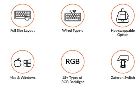 Keychron C2 Full Size Hot Swappable Wired Mechanical Keyboard Compatible With Mac Keychron Red