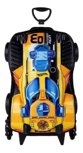Mochila Escolar D Hot Wheels Carrinho Dune A Soar Rodinha Frete grátis