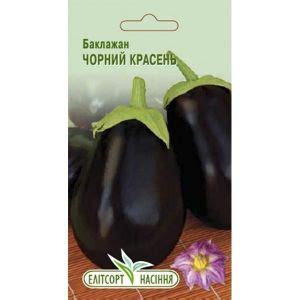 Купить семена Баклажана Черный Красавец Цена, фото, описание, отзывы ...
