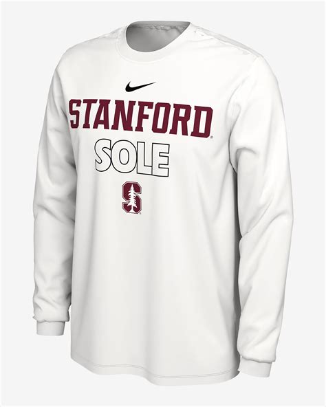 Playera Universitaria De Manga Larga Nike Dri FIT Para Hombre Stanford