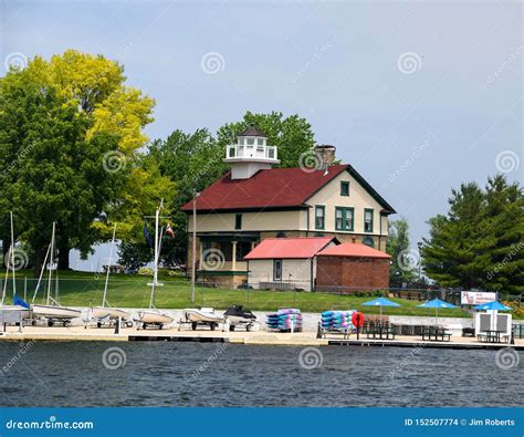 The Old Michigan City Lighthouse #1 Editorial Stock Image - Image of ...