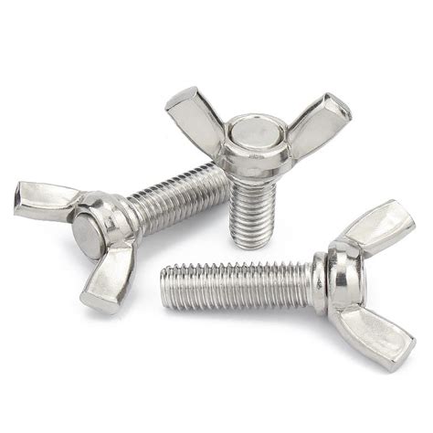 Stainless Steel A2 70 A4 80 Ss201 Ss304 Ss316 Din316 Butterfly Wing Bolts