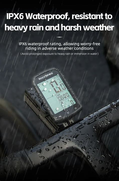 Велокомпьютер ROCKBROS M1 smart GPS, 25 функций: купить, цены в Москве