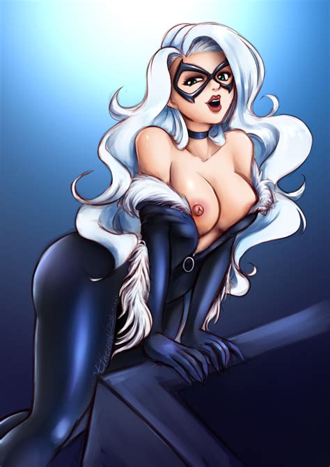 Black Cat Sketch By Ethevian Hentai Foundry