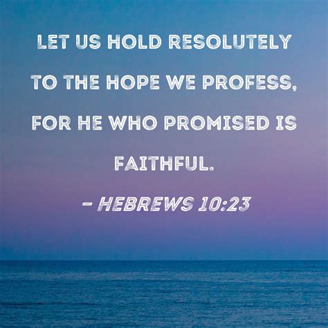 Hebrews 10 23 Kjv 1 Corinthians 10:23 KJV