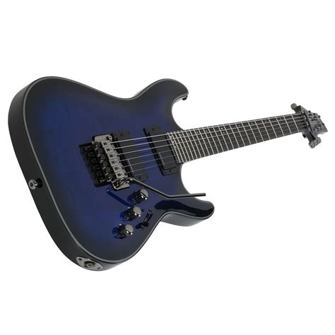 Schecter Blackjack SLS C-1 FR Active, See Thru Blue Burst na Gear4Music.com