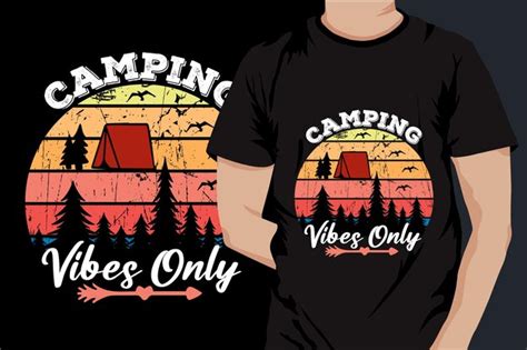 Premium Vector Camping Quote Vintage Premium Tshirt Design Illustrator