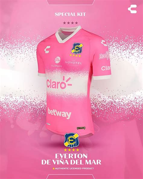 Nova Camisa Outubro Rosa Do Everton Vi A Del Mar Charly