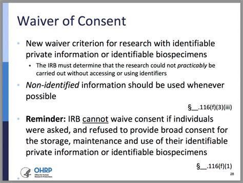 Final Revised Common Rule Part Ii Unc Research