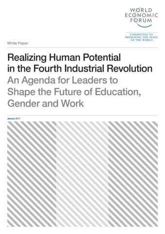 Realizing Human Potential In The Fourth Industrial Revolution Clone