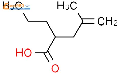 152916 72 8 4 PENTENOIC ACID 4 METHYL 2 PROPYL 化学式结构式分子式mol 960化工网