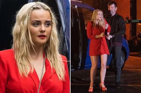 Corrie S Samia Longchambon Parades Toned Figure In Tiny Bikini While Cut In Half Daily Star