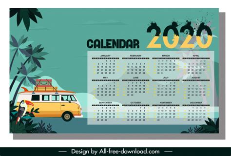 Free adobe illustrator calendar template free vector download (237,420 free vector) for