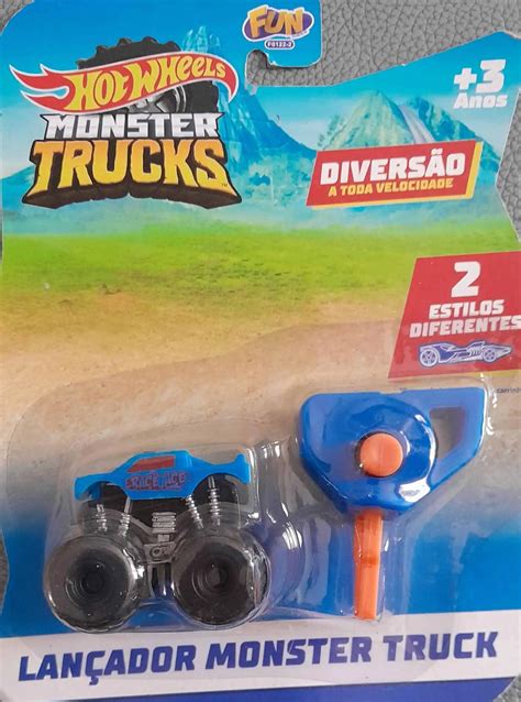 Hot Wheels Monster Trucks Lançador Monster Truck Cor sortida Universo Hot Wheels