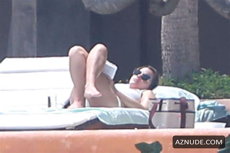 Emma Watson Wearing A Two Piece White Bikini While Enjoying Some Downtime In Cabo