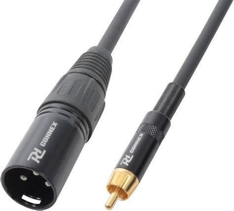 PD Connex Kabel XLR Male RCA Male 3 0m Bol