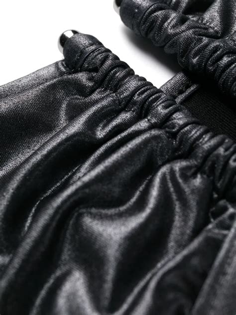 Zadig Voltaire Metallic Effect Bandeau Bikini Set Farfetch