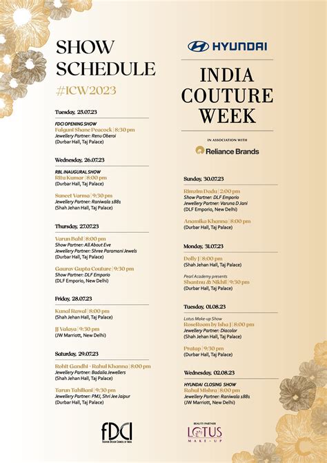 Curtains Up For Hyundai India Couture Week! - Fashion Design Council of