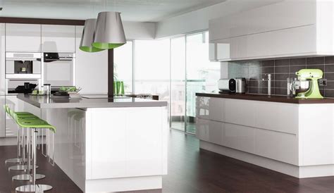 Lucente Painted Handleless Door High Gloss White Furniture Doors