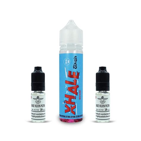 xhale eliquid  slush range ml  liquid orbitvapes