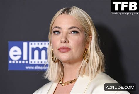 Ashley Benson Sexy Seen Braless Showing Off Her Hot Tits At The Annual Screamfest Horror Film