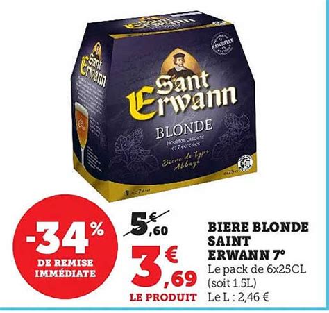 Promo Bi Re Blonde Saint Erwann Chez Super U Icatalogue Fr